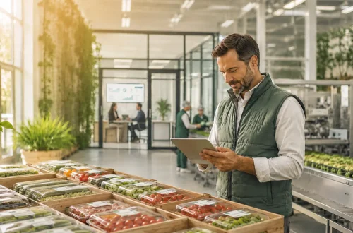 Progetto ESG nel settore agroalimentare con analisi dei dati tra produzione, confezionamento e governance